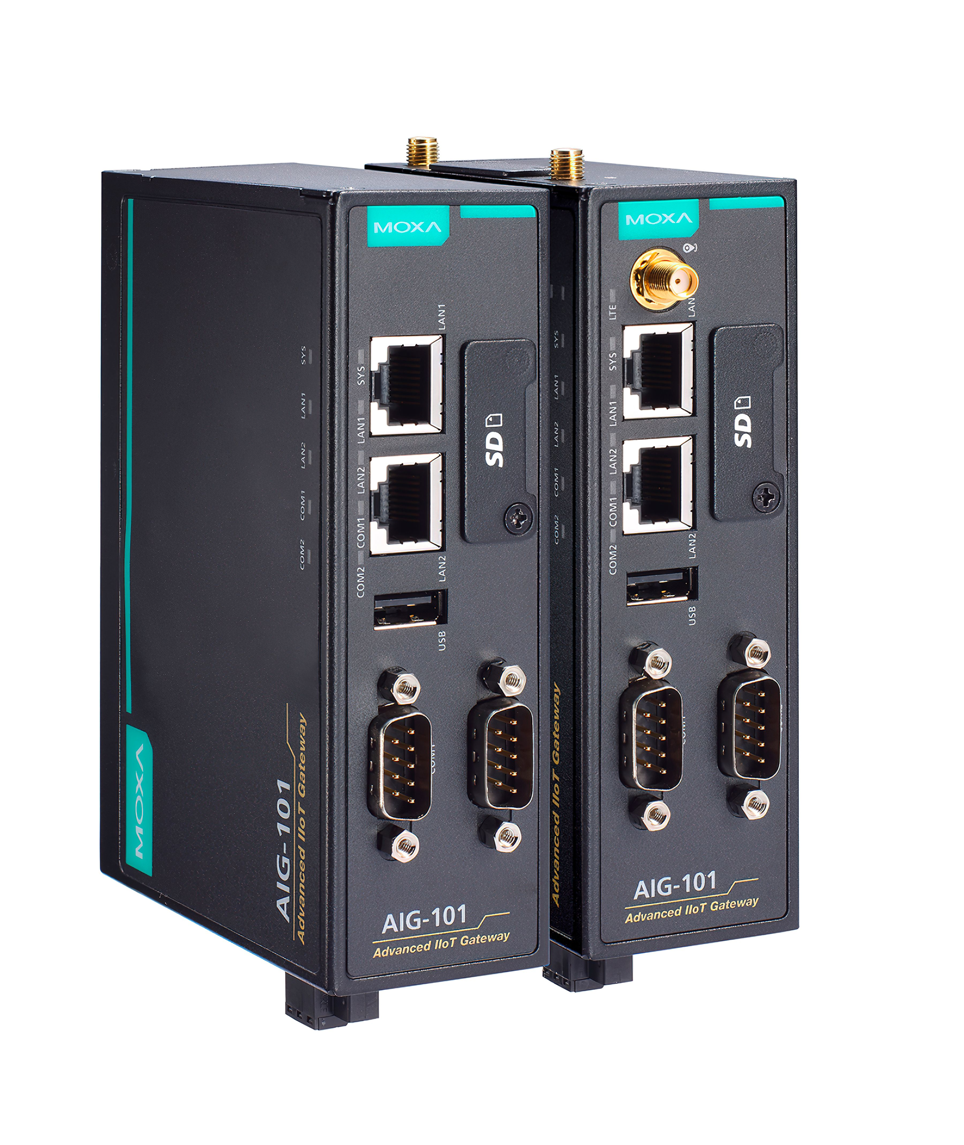 The Moxa AIG-100 series of industrial-grade gateways. Source: Moxa
