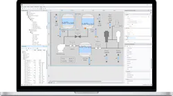 AN HMI screen being designed in Ignition. AN HMI screen being designed in Ignition.