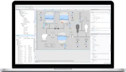AN HMI screen being designed in Ignition. AN HMI screen being designed in Ignition.
