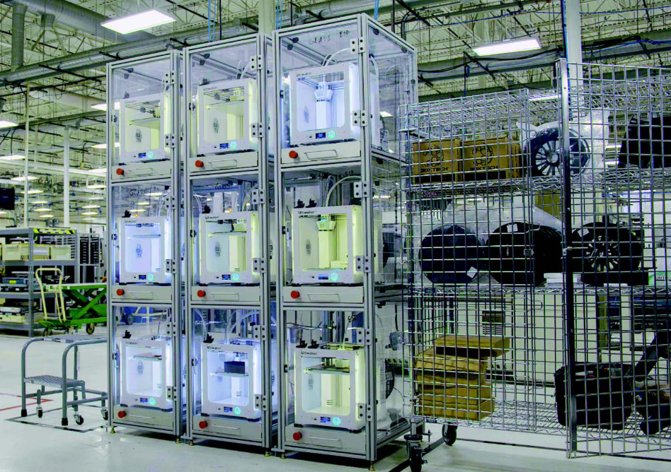 3D printers at Jabil&rsquo;s Auburn Hills, Mich., facility.