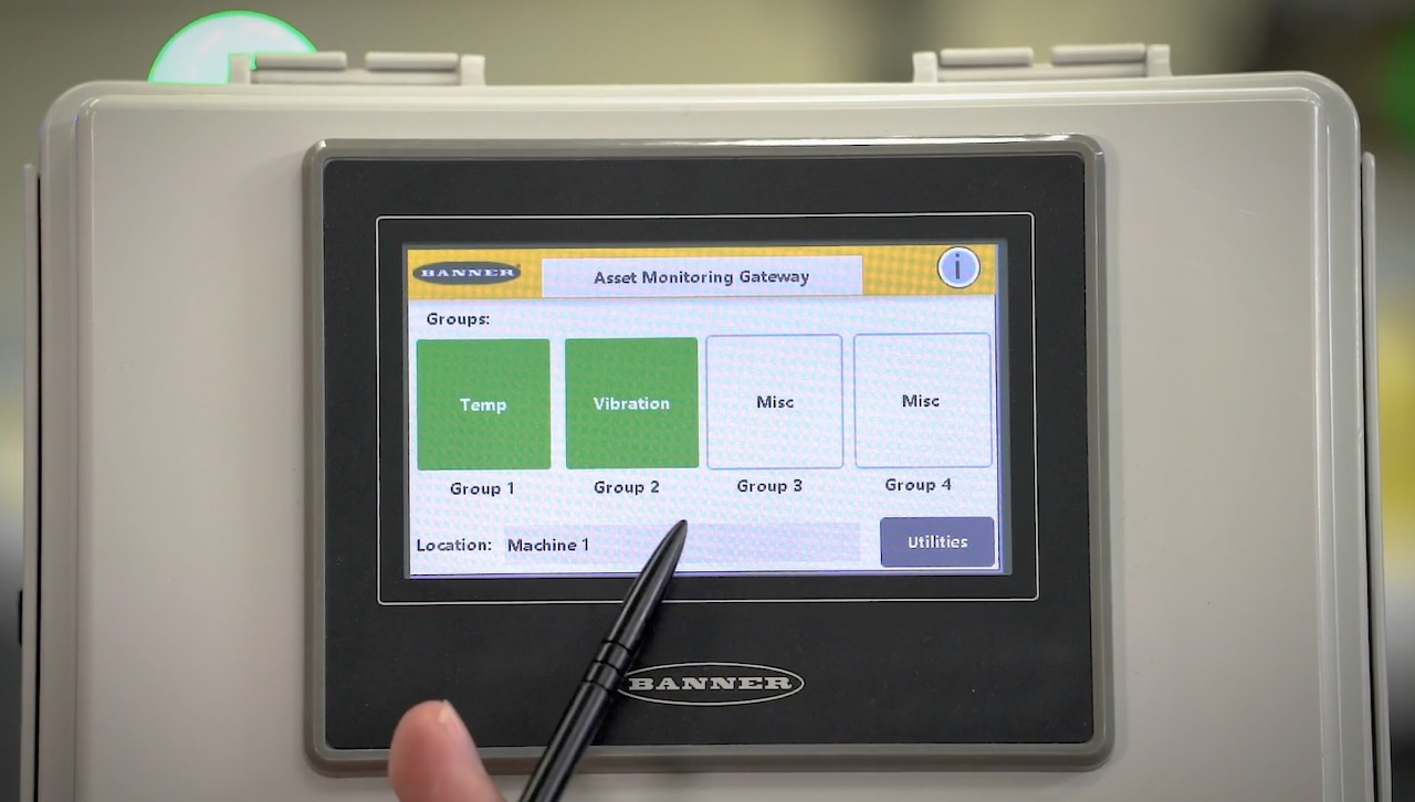 Banner Engineering&rsquo;s Asset Monitoring Gateway.