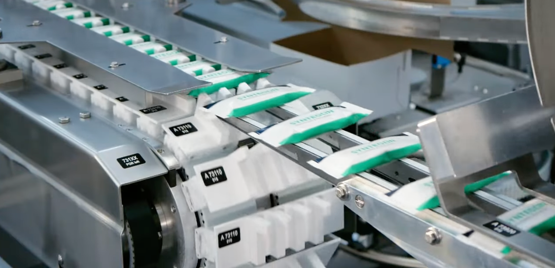 Syntegon packaging machines using Beckhoff&rsquo;s XTS technology can process up to 2,400 products per minute.