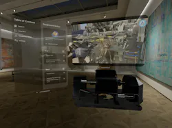 This view shows how the Poka app can be used with Apple Vision Pro to view equipment in the physical world with overlays from the app providing information about the equipment’s setup. This view shows how the Poka app can be used with Apple Vision Pro to view equipment in the physical world with overlays from the app providing information about the equipment’s setup.