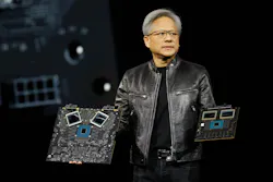 Nvidia CEO Jensen Huang shows off the new GB200 Grace Blackwell Superchips at the company’s GTC event in March 2024. These new chips can reportedly process trillion-parameter models with constant uptime for superscale generative AI training and inference workloads. Source: Nvidia Nvidia CEO Jensen Huang shows off the new GB200 Grace Blackwell Superchips at the company’s GTC event in March 2024. These new chips can reportedly process trillion-parameter models with constant uptime for superscale generative AI training and inference workloads. Source: Nvidia
