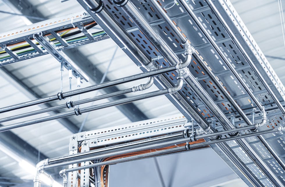 Niedax cable tray system. Source: Niedax Group