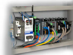 Among the many ways to design the architecture for a motion control system, one option is to use a motion-optimized PLC like AutomationDirect’s LS Electric XGB. This PLC combines automation control and data connectivity with multi-axis servo motion control over EtherCAT. Source: AutomationDirect Among the many ways to design the architecture for a motion control system, one option is to use a motion-optimized PLC like AutomationDirect’s LS Electric XGB. This PLC combines automation control and data connectivity with multi-axis servo motion control over EtherCAT. Source: AutomationDirect