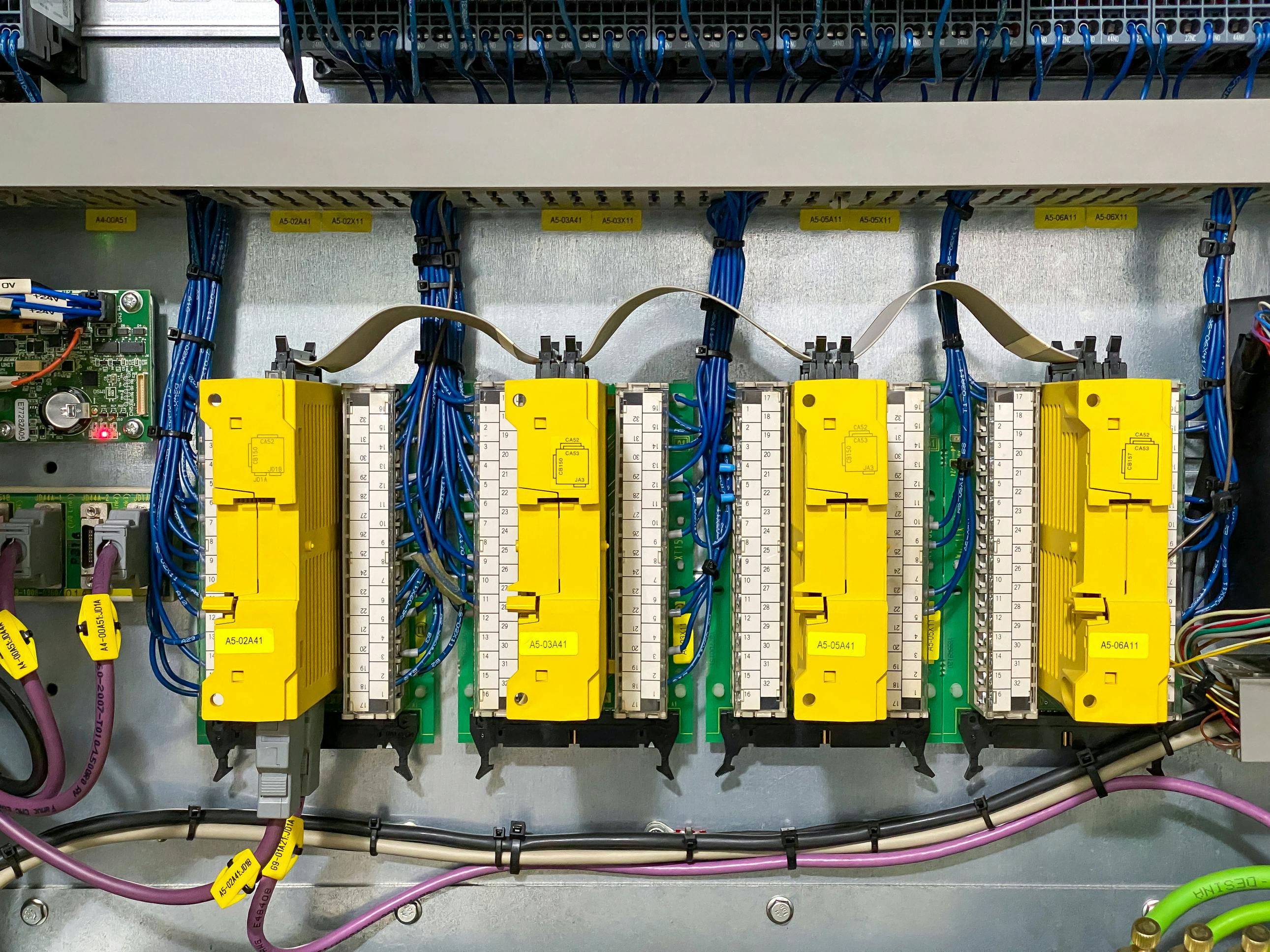 CNC controllers system in the CNC machine in the Thai- German institute.
