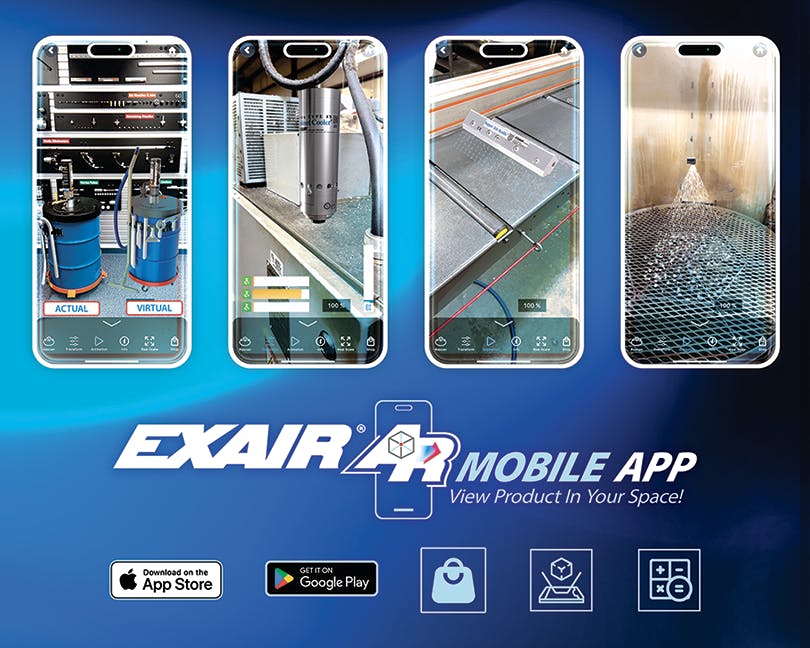 Exair mobile AR app