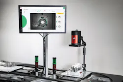 A fully equipped out-of-the-box industrial visual inspection system. A fully equipped out-of-the-box industrial visual inspection system.