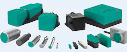 An array of inductive sensors from Pepperl+Fuchs An array of inductive sensors from Pepperl+Fuchs