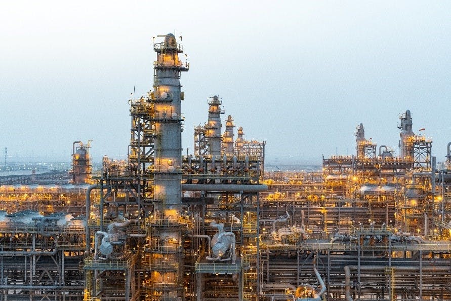 Aramco&rsquo;s Fadhili gas plant in Saudi Arabia