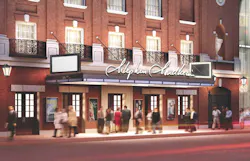 Broadway's First Green Theater Increased Seating Capacity From 950 In The Original To 1,055 In The New Facility Broadway's First Green Theater Increased Seating Capacity From 950 In The Original To 1,055 In The New Facility