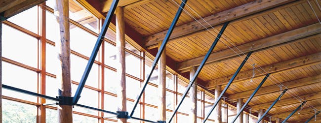 Floor To Ceiling Aluminum Clad Wood Windows At The Lakeside Nature Center In Kansas City, Mo, Bring The Outdoors Inside