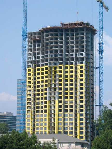 With Attention To Moisture And Air Infiltration, More Envelopes Are Using Air Barriers Over Water Resistant Sheathing (above)