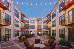 Gables 5th Street Commons, a four-story, 138-unit mixed-use apartment complex by developer Gables Residential, near the Universi Gables 5th Street Commons, a four-story, 138-unit mixed-use apartment complex by developer Gables Residential, near the Universi