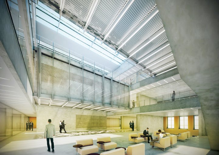 Atrium Of The Portal At Unc Charlotte