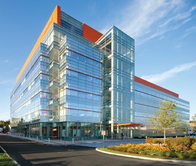 The 180,000-sf LEED Gold Genzyme Corporation Biologics Support Center in Framingham, Mass. Fore Solutions, the green building co