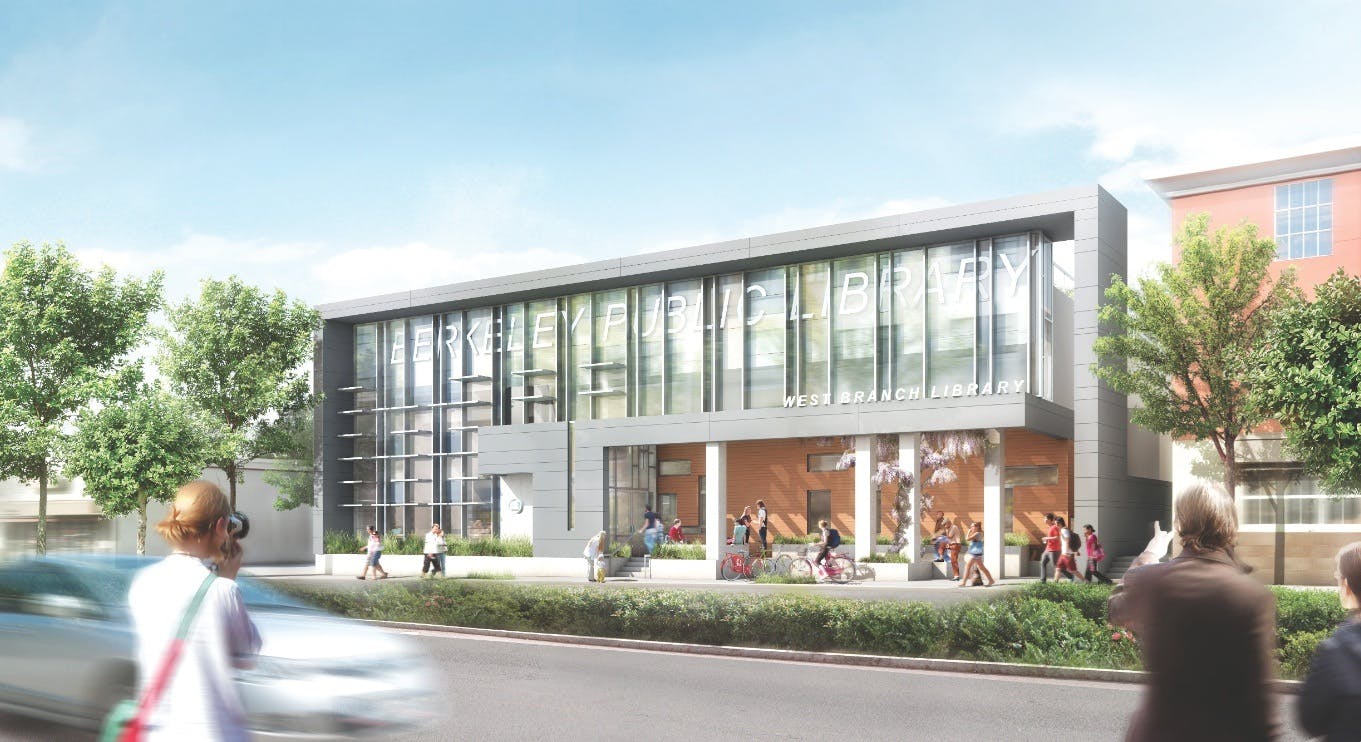 Due To Open In August 2013, The West Branch Library In Berkeley, Calif, Replaces A Branch Library Building Formerly Located On The Site Its Net Zero Energy And Carbon Neutral Design Scheme Was Crucial To Getting The $5 5 Million, 9,500 Sf Replacement Project Approved By The City Board