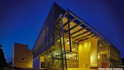 The Edith ODonnell Arts and Technology Building, known as ATEC, at the University of Texas at Dallas. The 155,000-sf project wa The Edith ODonnell Arts and Technology Building, known as ATEC, at the University of Texas at Dallas. The 155,000-sf project wa