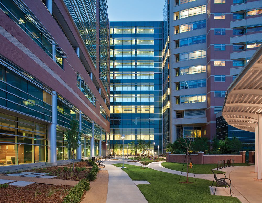 The University of Colorado Hospital recently completed major projects on the Anschutz Medical Campus in Aurora. A new 12-story,