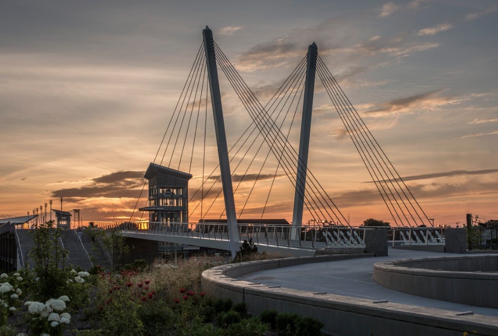 MBTA Revere Transit Facility & Streetscape project in Revere, Mass. Photo: courtesy Suffolk Construction