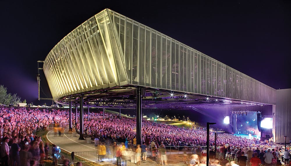 Upstate New York performing arts center revives once-toxic lakefront site