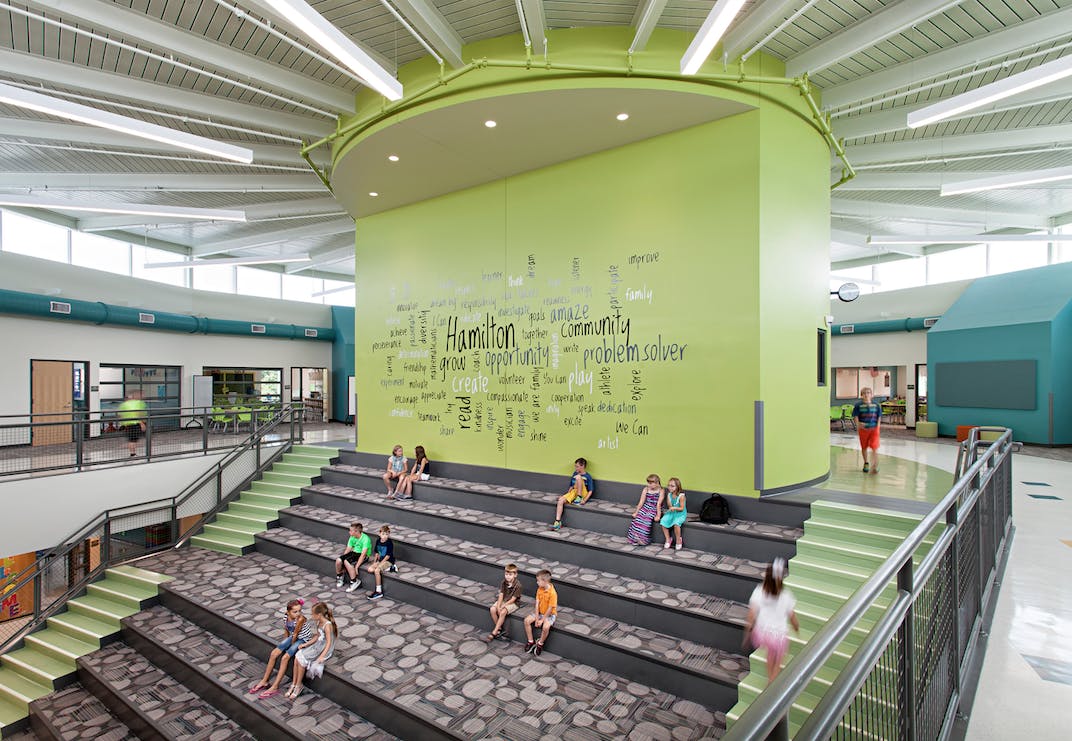 Hamilton Elementary School in Moline, Ill. Photo: AJ Brown Imaging