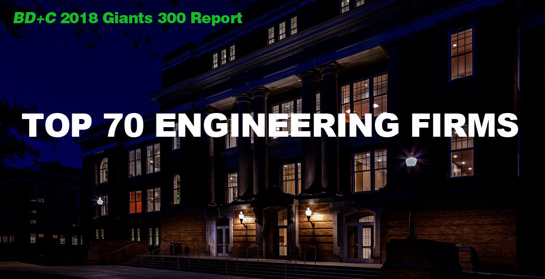 Top 70 Engineering Firms [2018 Giants 300 Report]