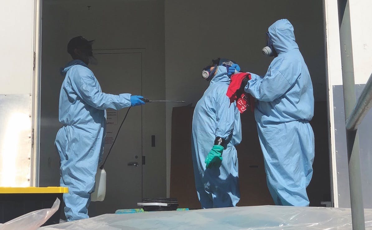 WSP covid-19 facility decontamination, Infection control in buildings in the age of the coronavirus