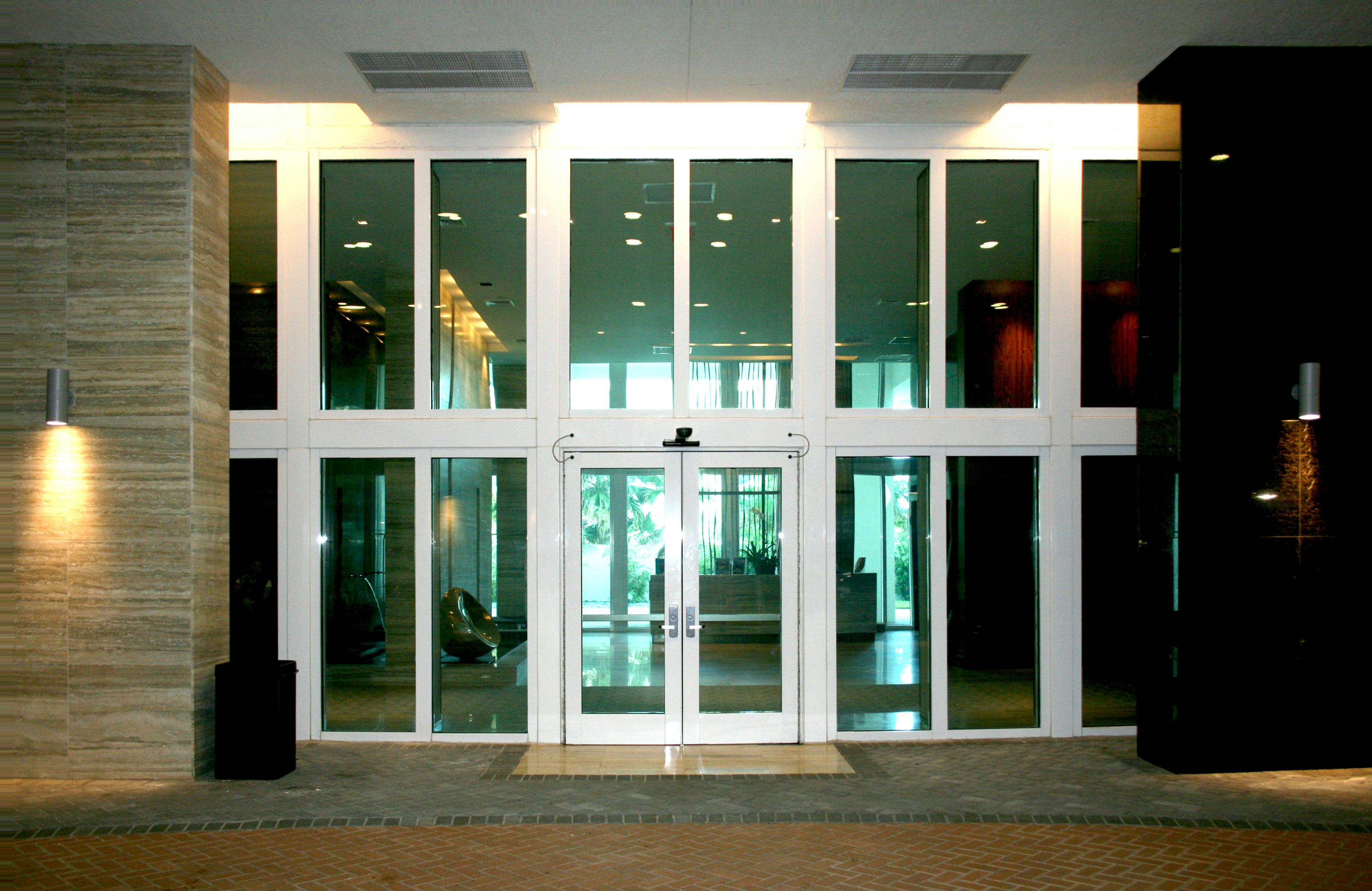 Blue Green Tint Was Also Applied To The Glass As A Decorative Element