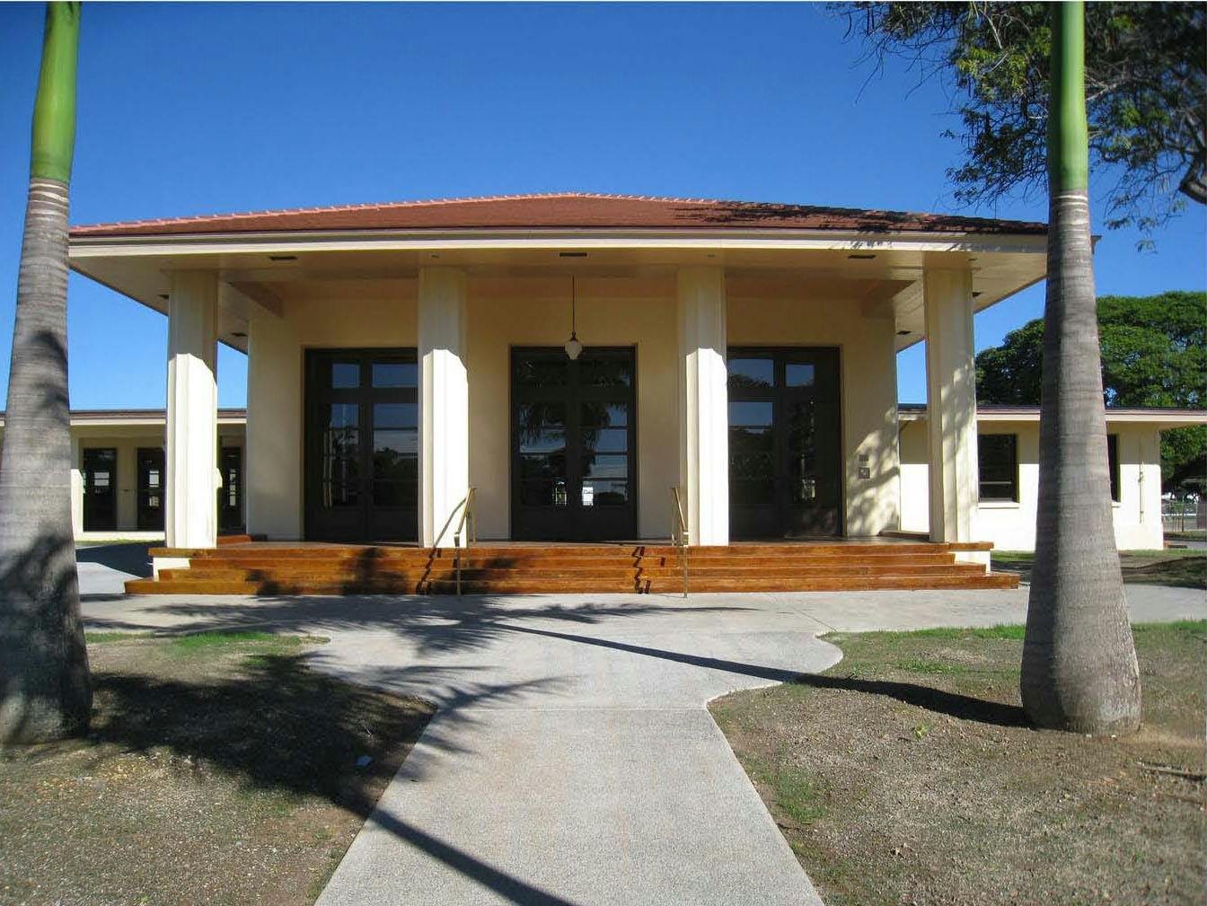 Aluminum Frames Were Redesigned To Resemble Wood After Original Wood Framed Sliding Doors Did Not Meet Military Requirements