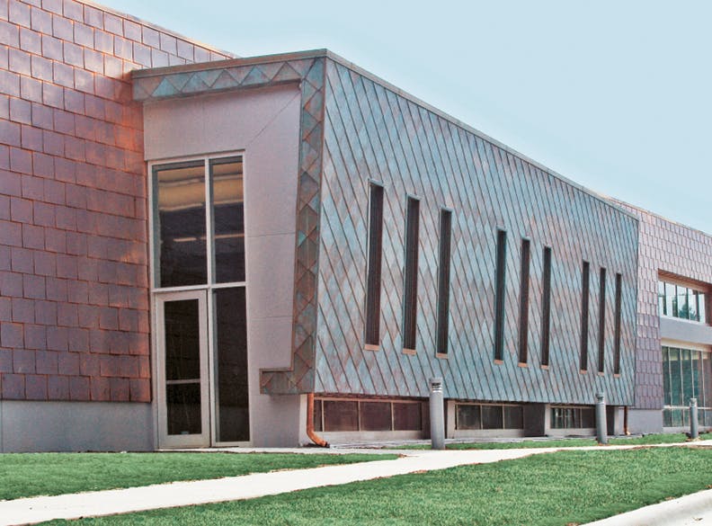 OPN Architects knew using copper as a building material for the Moline Public Library presented two significant challenges: cost