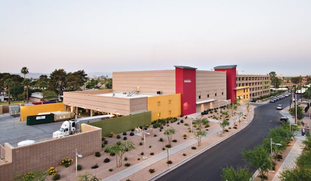 The Edwin and Nancy Van Brunt Central Energy Plant, which powers the entire 34-acre campus at Phoenix Childrens Hospital, was b