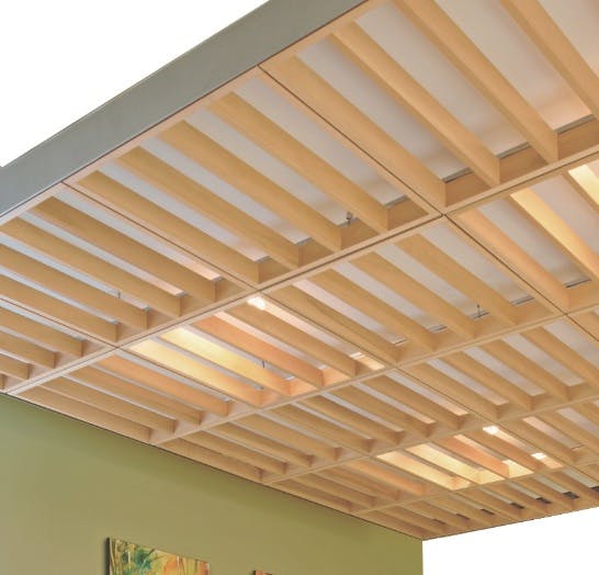 armstrong WoodWorks Open Cell Vector panels