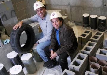 Mohamed A. ElGawady, associate professor of civil, architectural and environmental engineering at Missouri S&T (right) with
