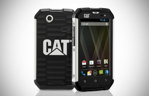 Caterpillars Cat B15 rugged smartphone
