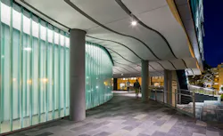 Channel glass exterior faade. Photo: Technical Glass Products/NBBJ Channel glass exterior faade. Photo: Technical Glass Products/NBBJ