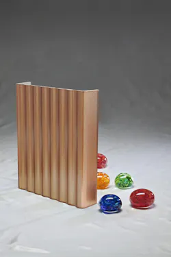 Pilkington Profilit wave with TGP ProColor in bronze metallic Pilkington Profilit wave with TGP ProColor in bronze metallic