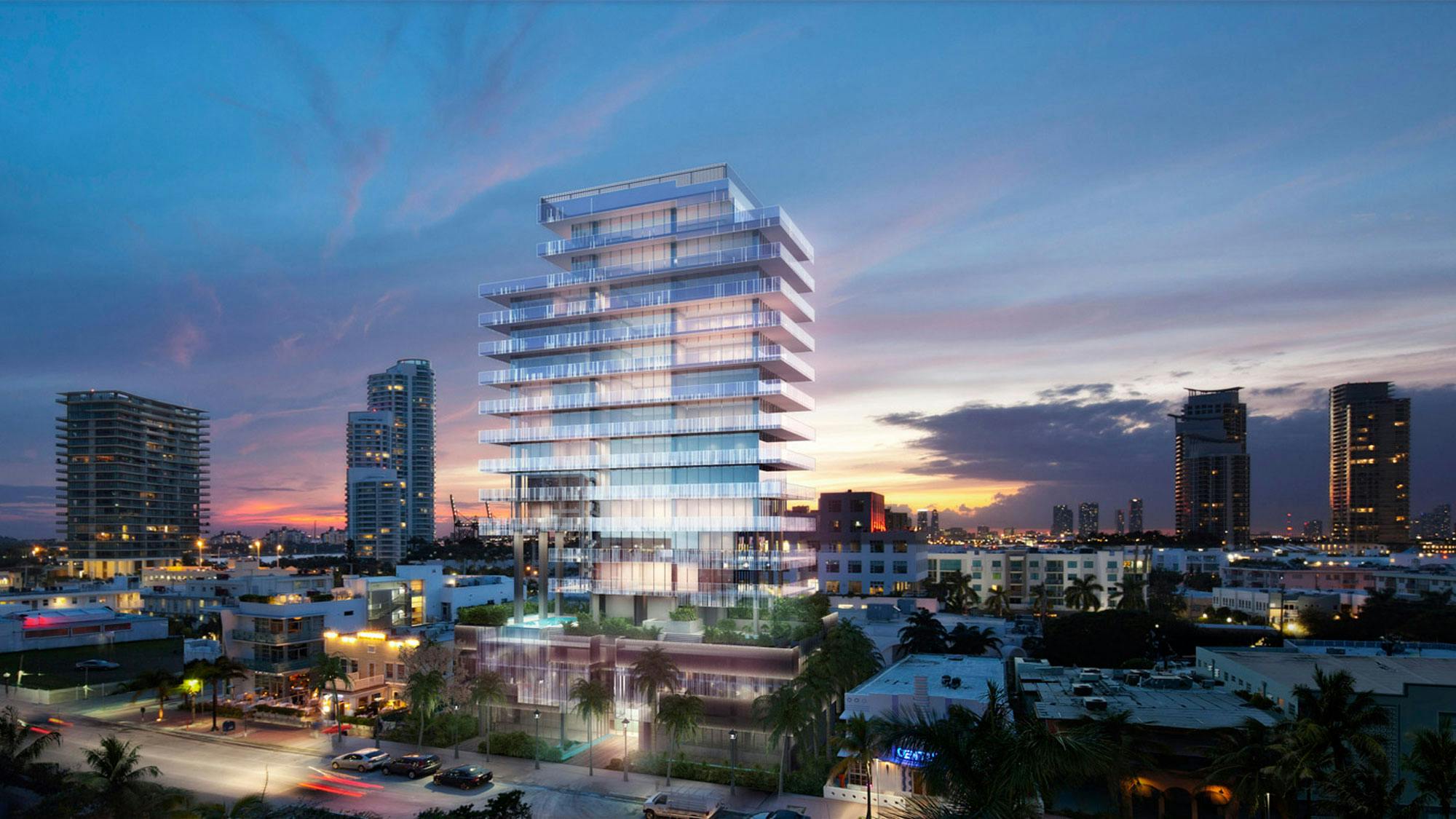 A new luxury high rise reflects a resurgent condo market in Miami Beach