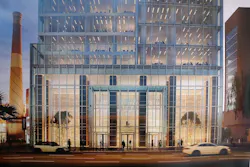 Aged chimney in Baku sees new life as shopping center totem Aged chimney in Baku sees new life as shopping center totem