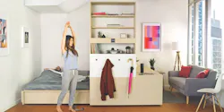 Robotic interiors: How to make a studio apartment feel as big as a one-bedroom unit Robotic interiors: How to make a studio apartment feel as big as a one-bedroom unit