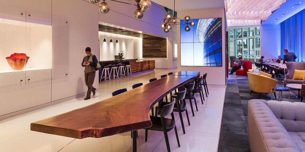 Is the office lobby the workplace of the future?