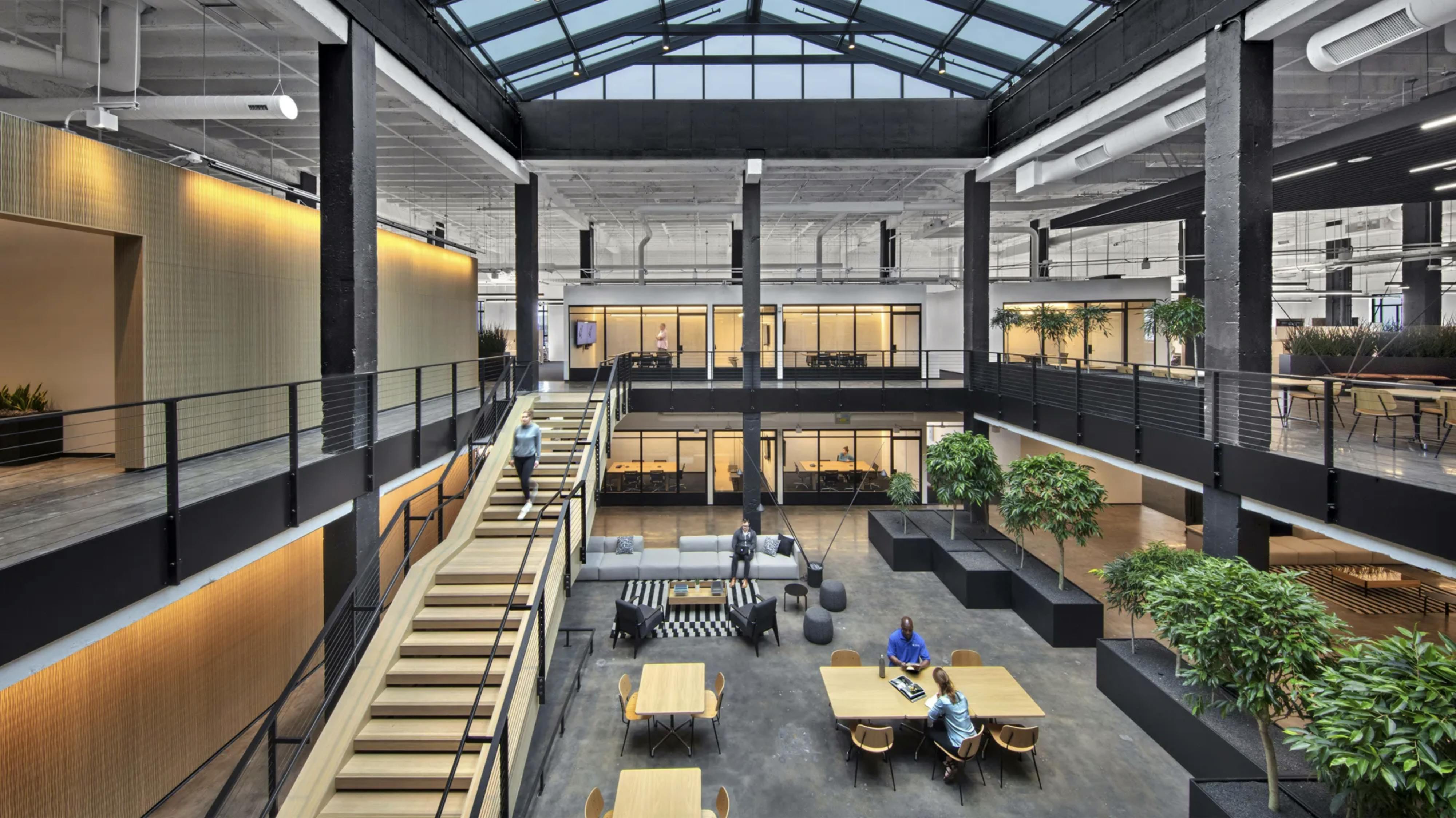 The Square And Cash App Office Is A Stunning Adaptive Reuse Effort That Melds Modern Design, Historic Urban Fabric And A Community Focused Mission To Create A Remarkable New Space In The Heart Of St Louis