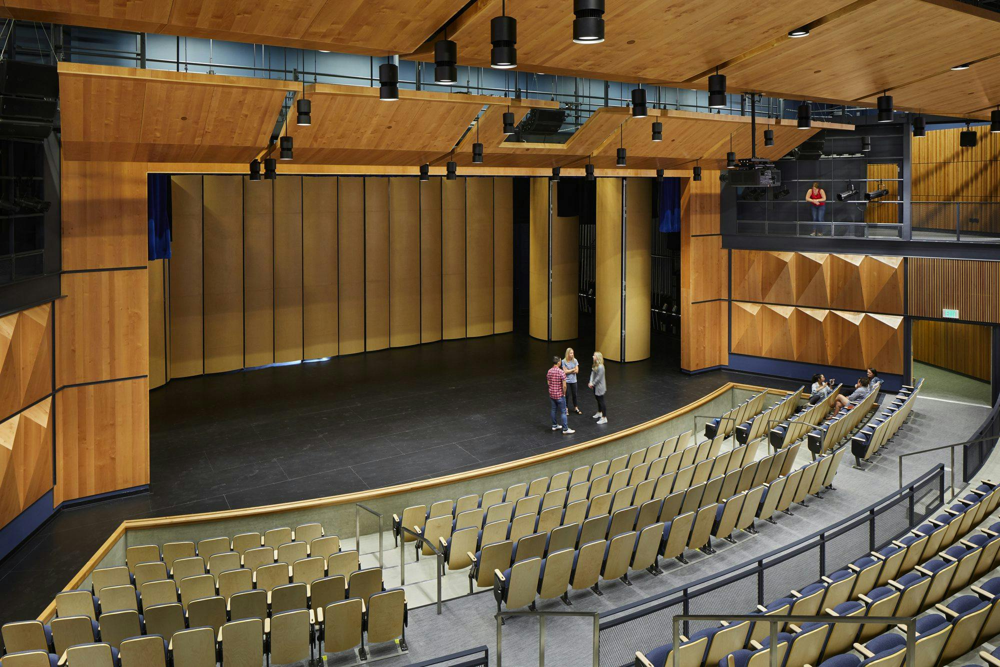 Federal Way High School's Multi Use, Two Sided Theater Concept Was Created In Response To Learning About The Annual Dinner Theater Variety Show From The Choir Teacher