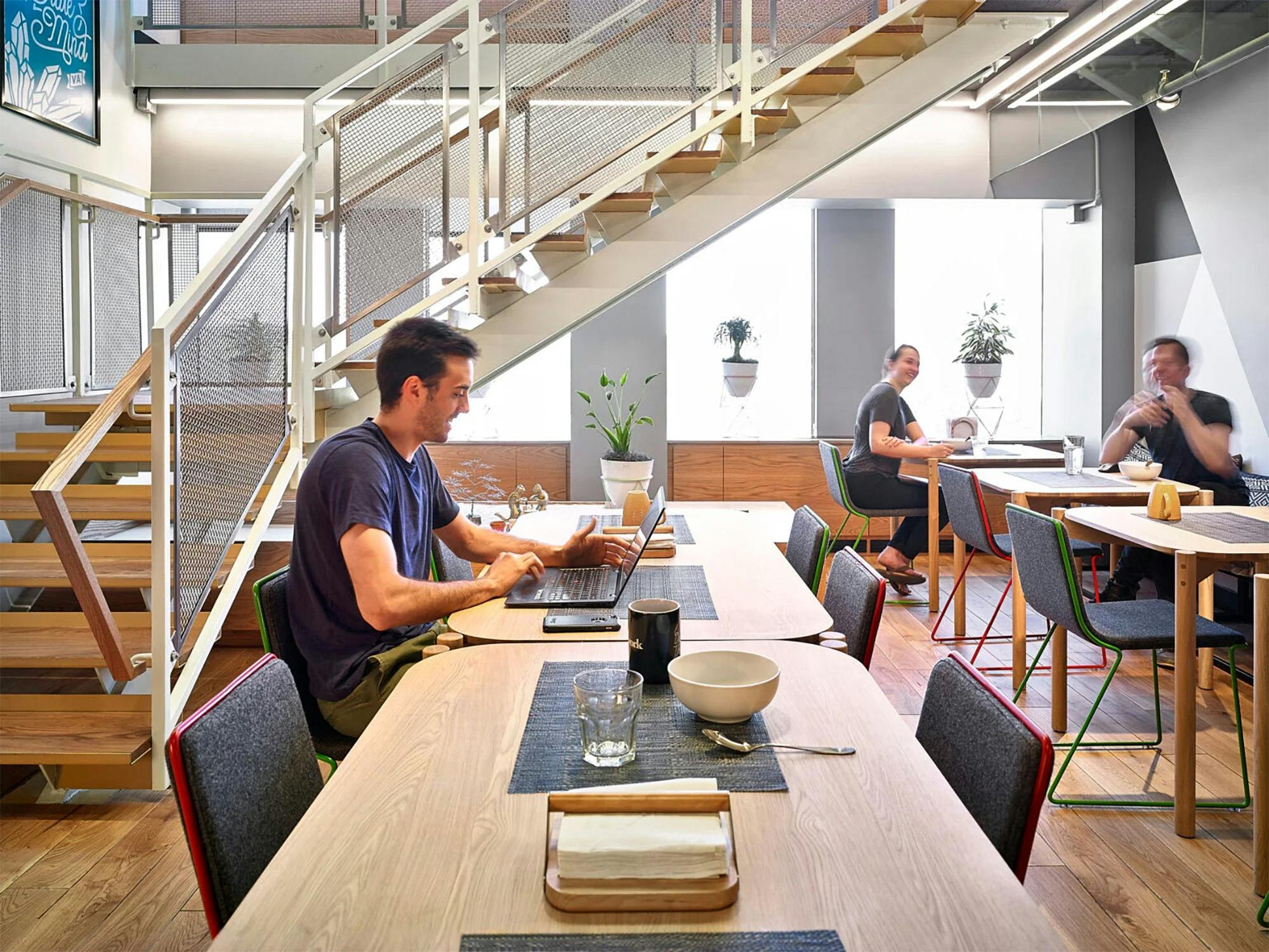 Coworking Space At The Common At National Landing, Formerly We Live: We Work, In Crystal City, Va