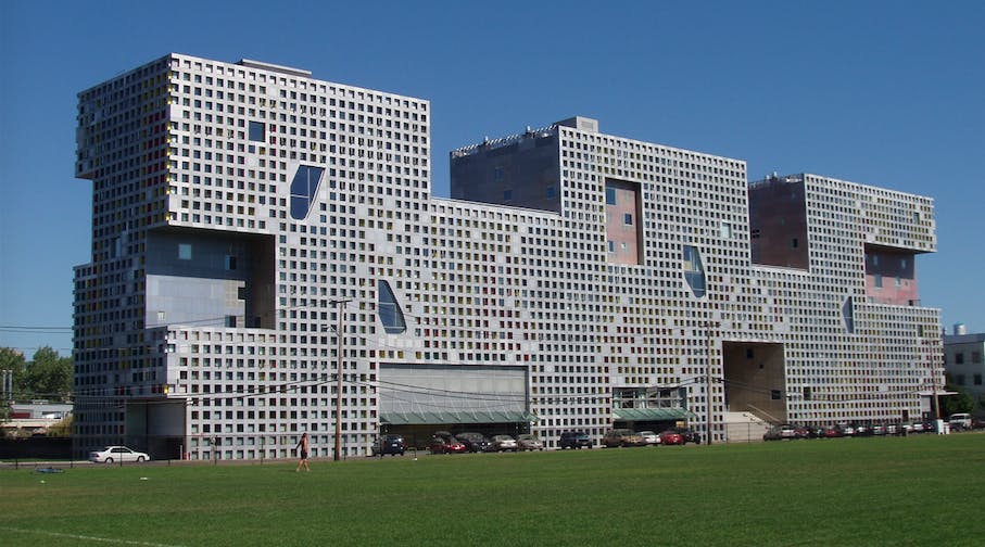 MIT&rsquo;s Simmons Hall, designed by Steven Holl