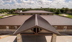 Standing seam metal roof from MBCI Standing seam metal roof from MBCI