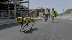In A Collaboration With Autodesk Research And Boston Dynamics, The Skanska Usa Emerging Technology Team Is Testing Spot’s Ability To Help Keep Construction Sites Clean In A Collaboration With Autodesk Research And Boston Dynamics, The Skanska Usa Emerging Technology Team Is Testing Spot’s Ability To Help Keep Construction Sites Clean