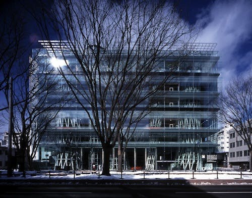 The Sendai Mediatheque is one of Ito's projects most lauded by Pritzker judges. Image @ Nacasa & Partners