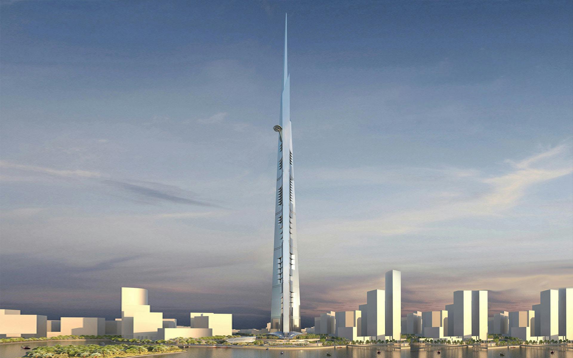 Kingdom Tower, Set To Become The Worlds Next Tallest Building At 1,000 Meters, Broke Ground In Jeddah, Saudi Arabia, In 2013